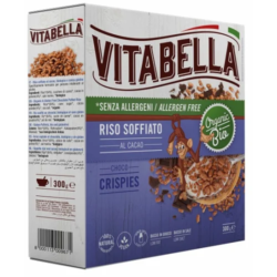 Cereale de orez fara gluten BIO cu ciocolata Vitabella 300g