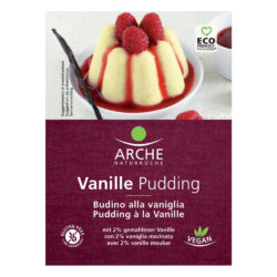 Budinca fara gluten de vanilie, ARCHE BIO, vegan