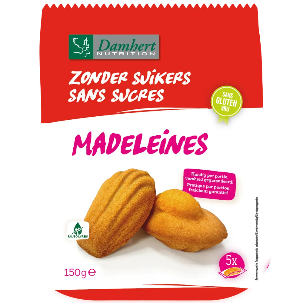 Madlene fara gluten, fara zahar