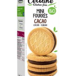 Biscuiti fara gluten cu crema de ciocolata cu lapte, BIO