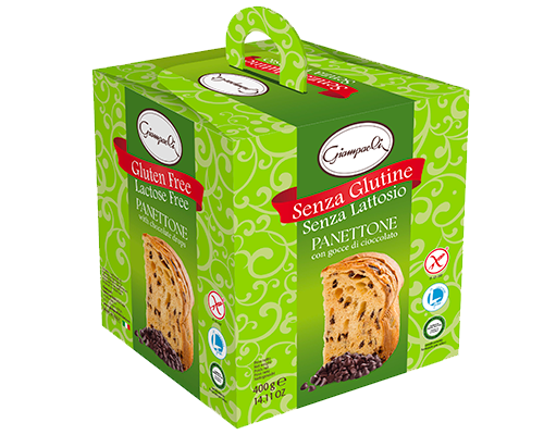Cozonac fara gluten Panettone cu pepite de ciocolata, fara lactoza - Termen valabilitate 30.04.2026