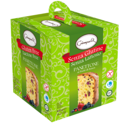 Cozonac Panettone fara gluten, fara lactoza, cu fructe de padure - Termen valabilitate 30.04.2026