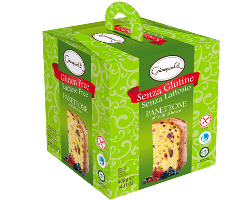 Cozonac Panettone fara gluten, fara lactoza, cu fructe de padure - Termen valabilitate 30.04.2026