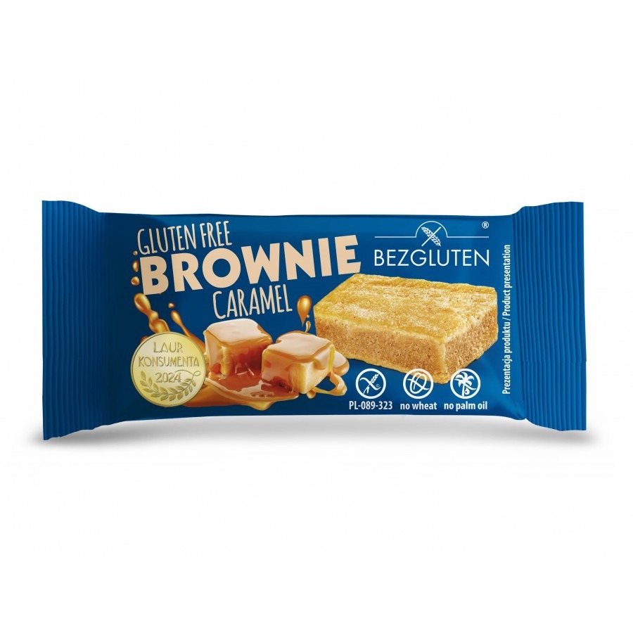 Brownie cu caramel, fara gluten