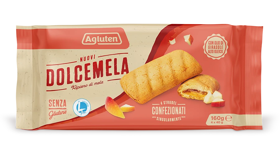 Mini strudel cu mere fara gluten, fara lactoza