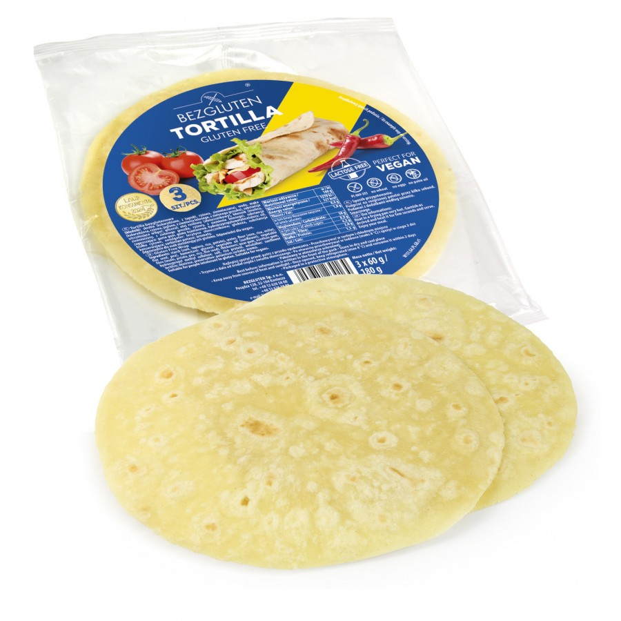 Tortilla fara gluten